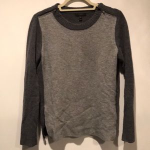 J CREW SWEATER W ZIPPER DETAILS